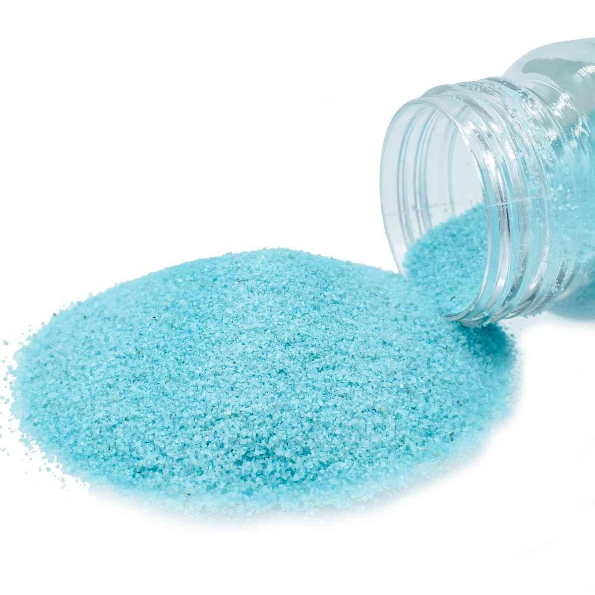 Coloured Sand 160 gms Sky Blue No 22 JCSSBL22 Use in vases, jewellery, sand art and more.