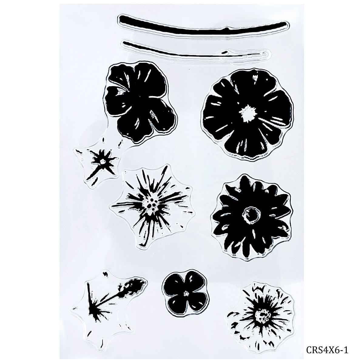 Clear Rubber Stamp 4x6 01 CRS4X6-1