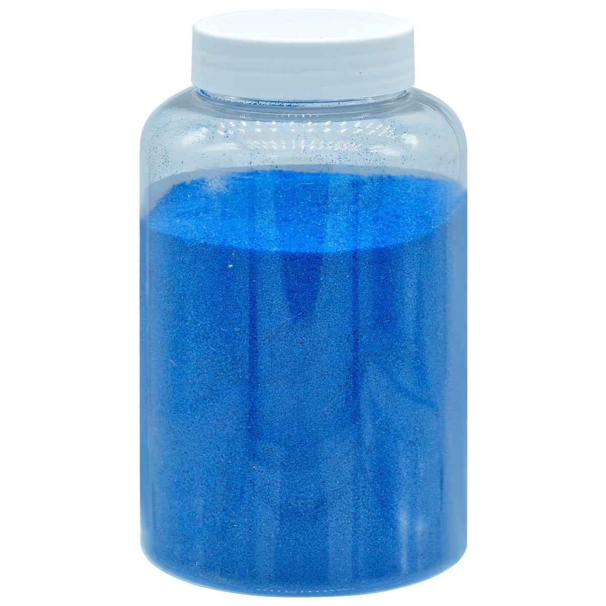 Coloured Sand 1Kg Blue No 06 Use in vases, jewellery, sand art and more. JCS1KGBL