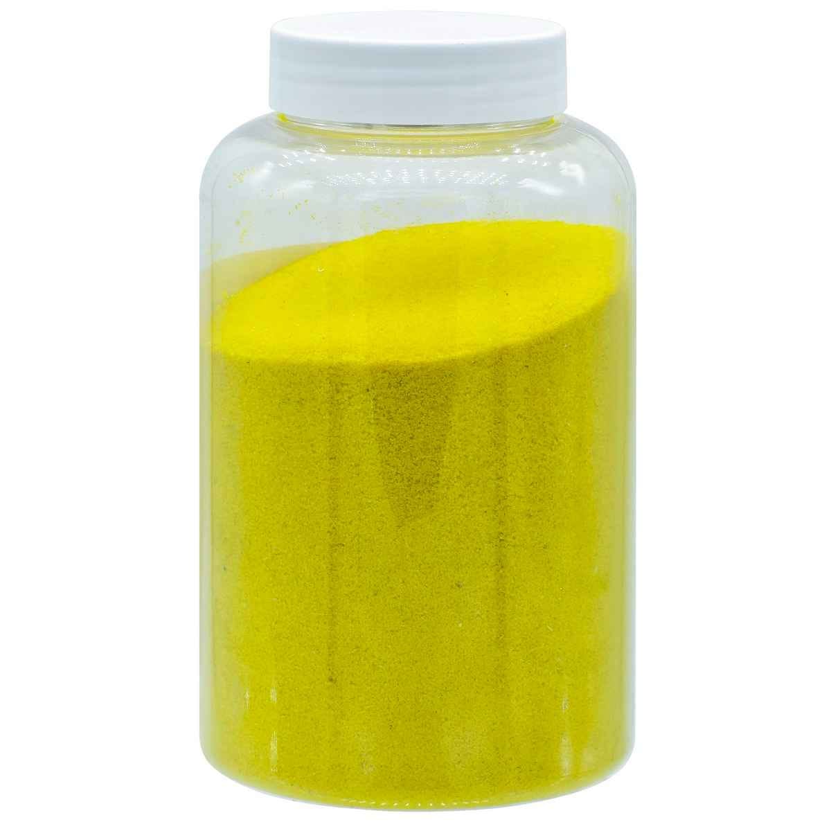 Coloured Sand 1 Kg Yellow No 03 JCS1KGYW Use in vases, jewellery, sand art and more.