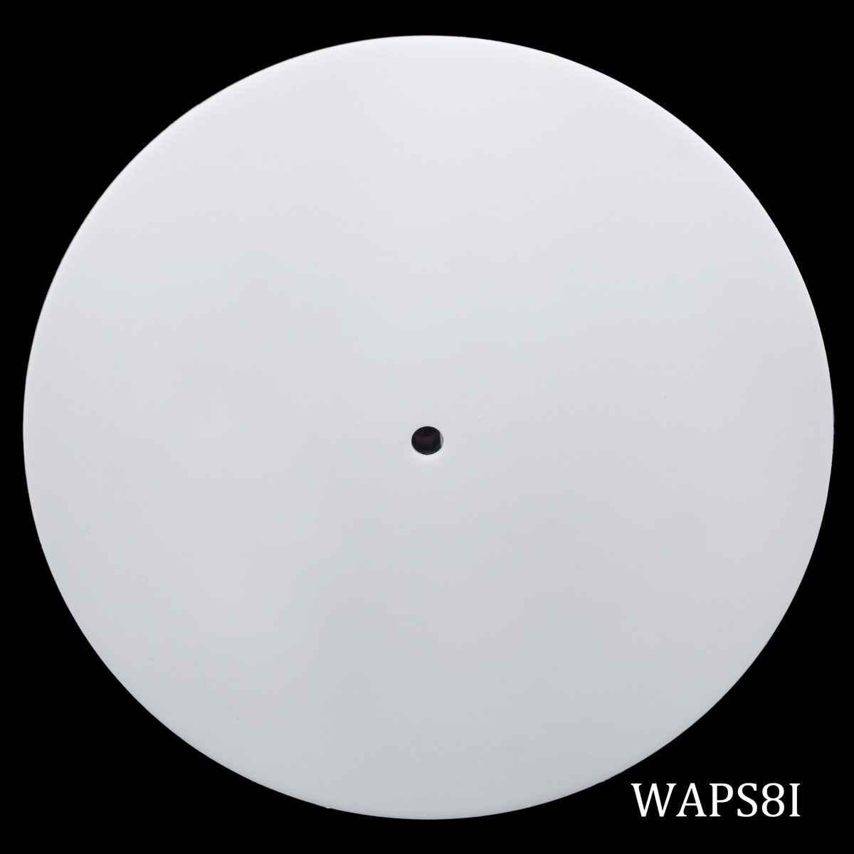 8 Inch White Round 3MM Acrylic Sheet With Hole For Clock Making WAPS8I