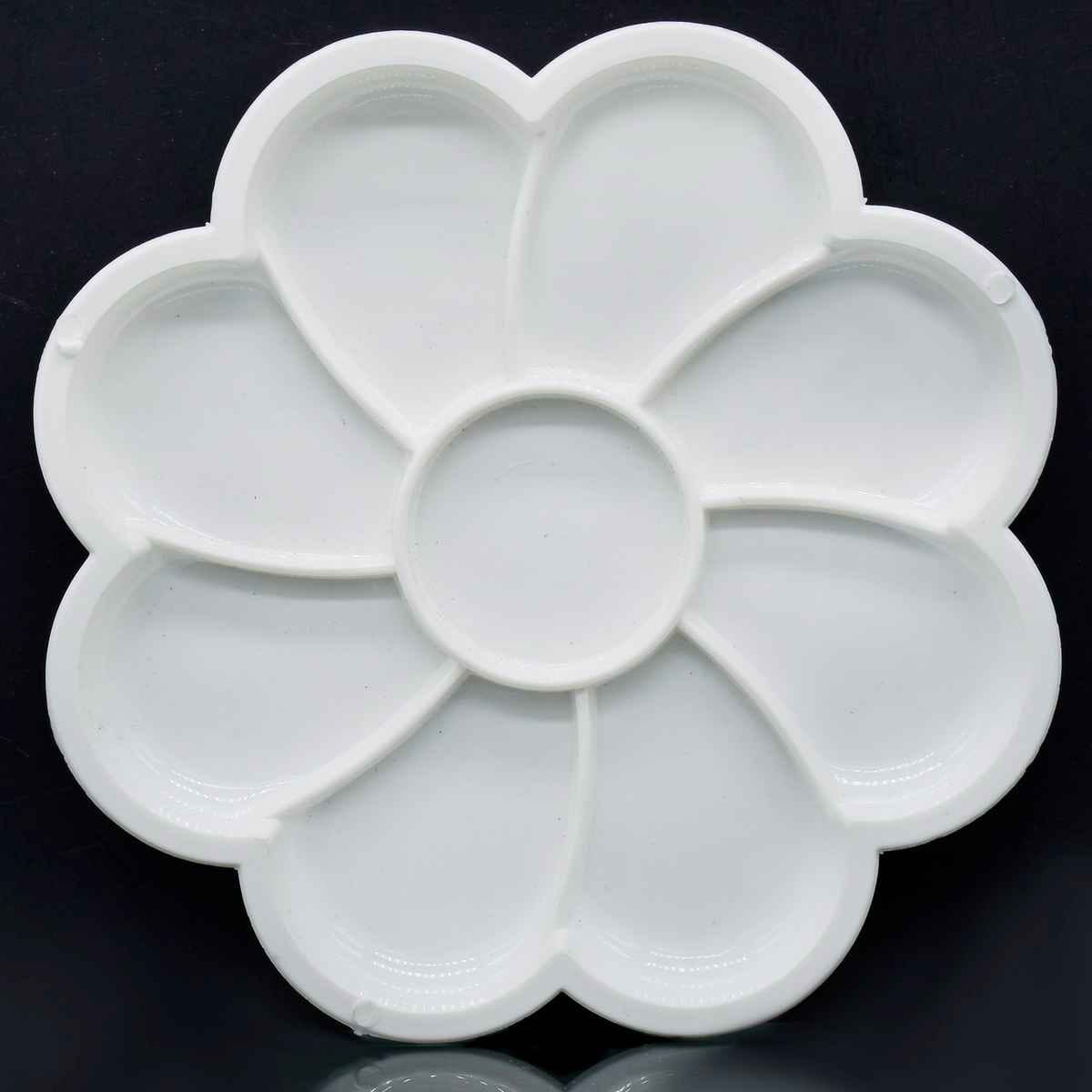 Colour Mixing Plate Round Flower Small 16 compartments Size 27x16x1 Cm CP4F