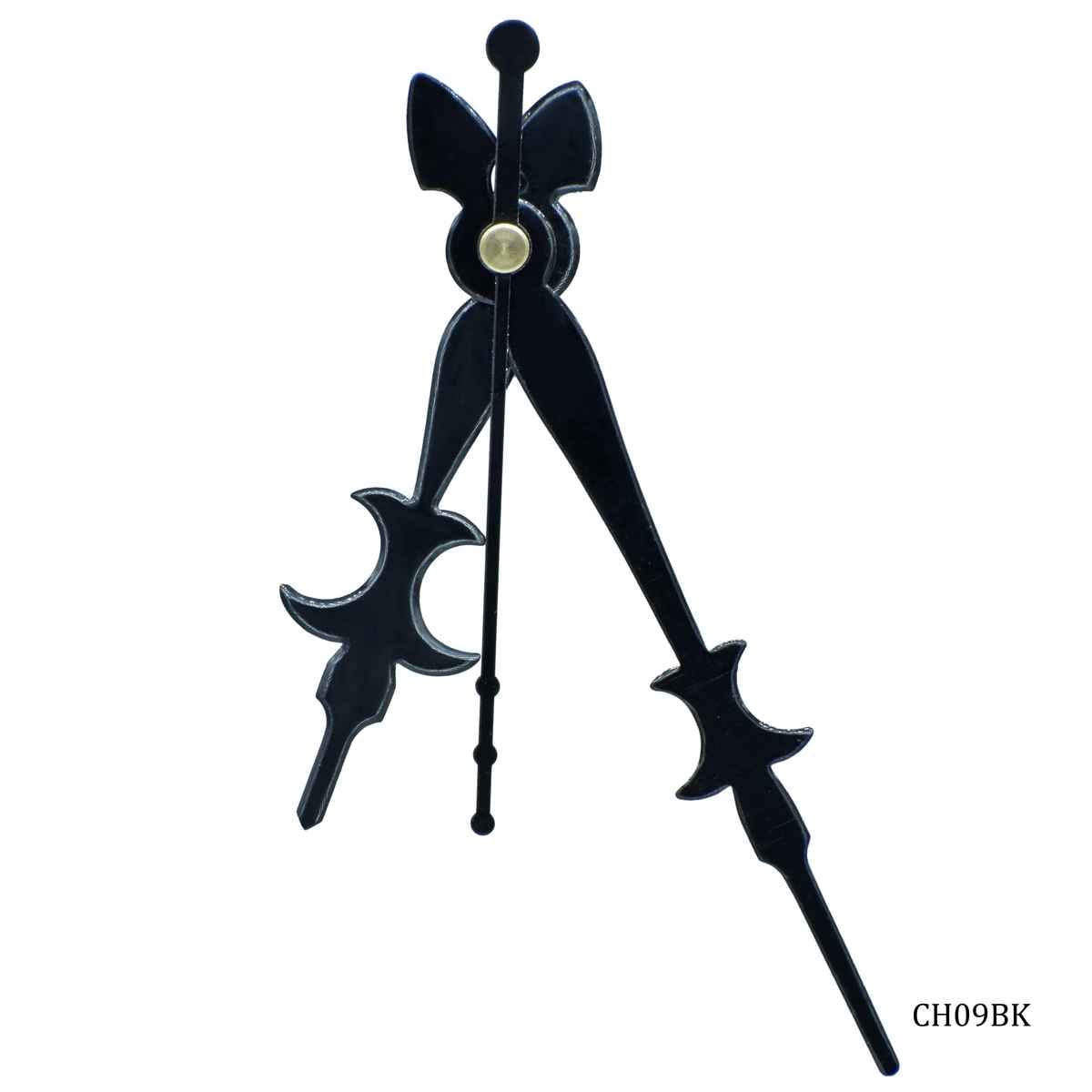 Black Clock Hands Set Medium CH09BK