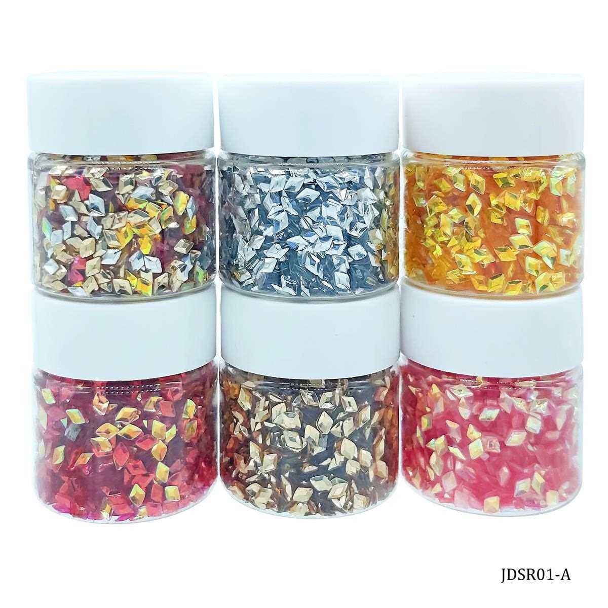 Crafts Diy Sequins Cutouts Rhombus Pack of 6 Color 60 gsm JDSR01-A