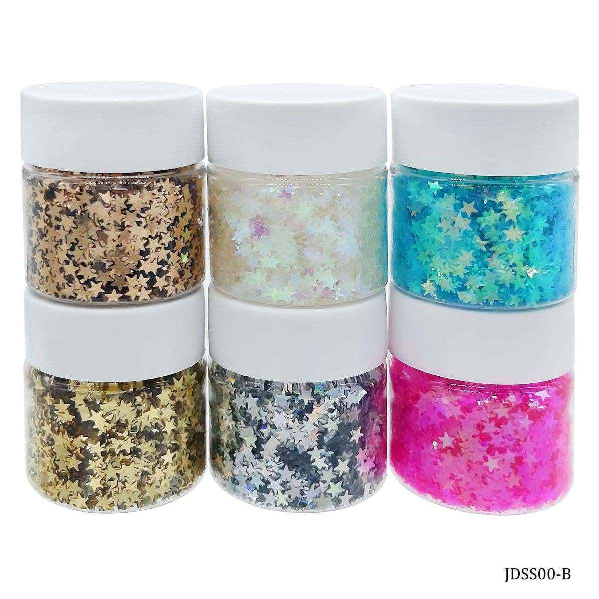 Crafts Diy Sequins Star Pack of 6 Colour 60 gsm JDSS00