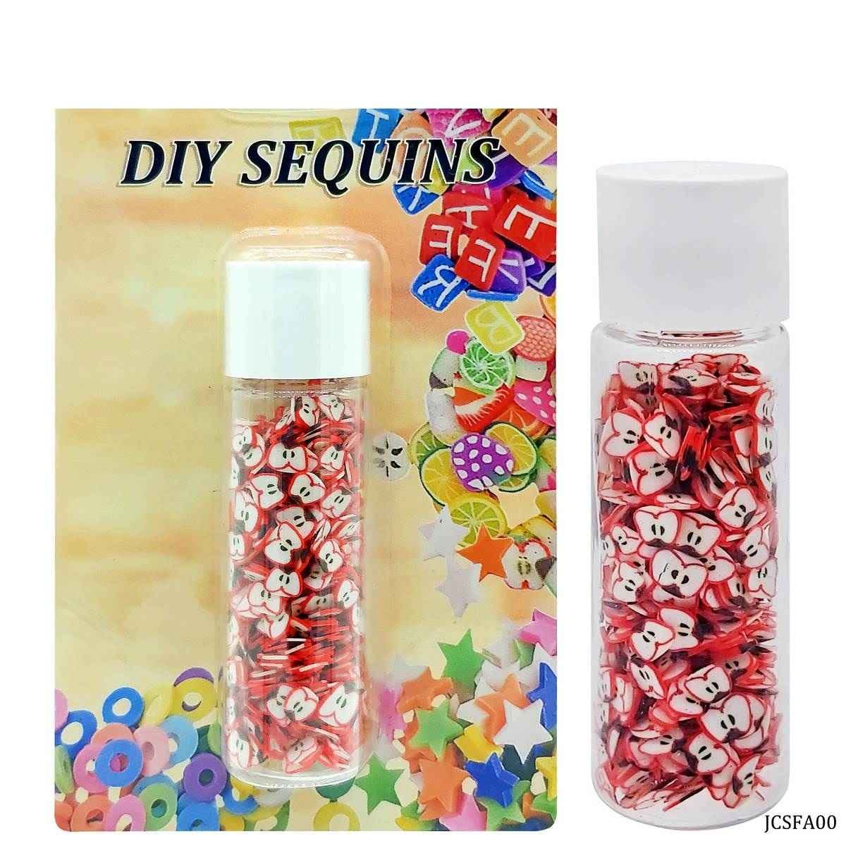 Crafts Sequins Shaker Fruit Apple 20 gms JCSFA00