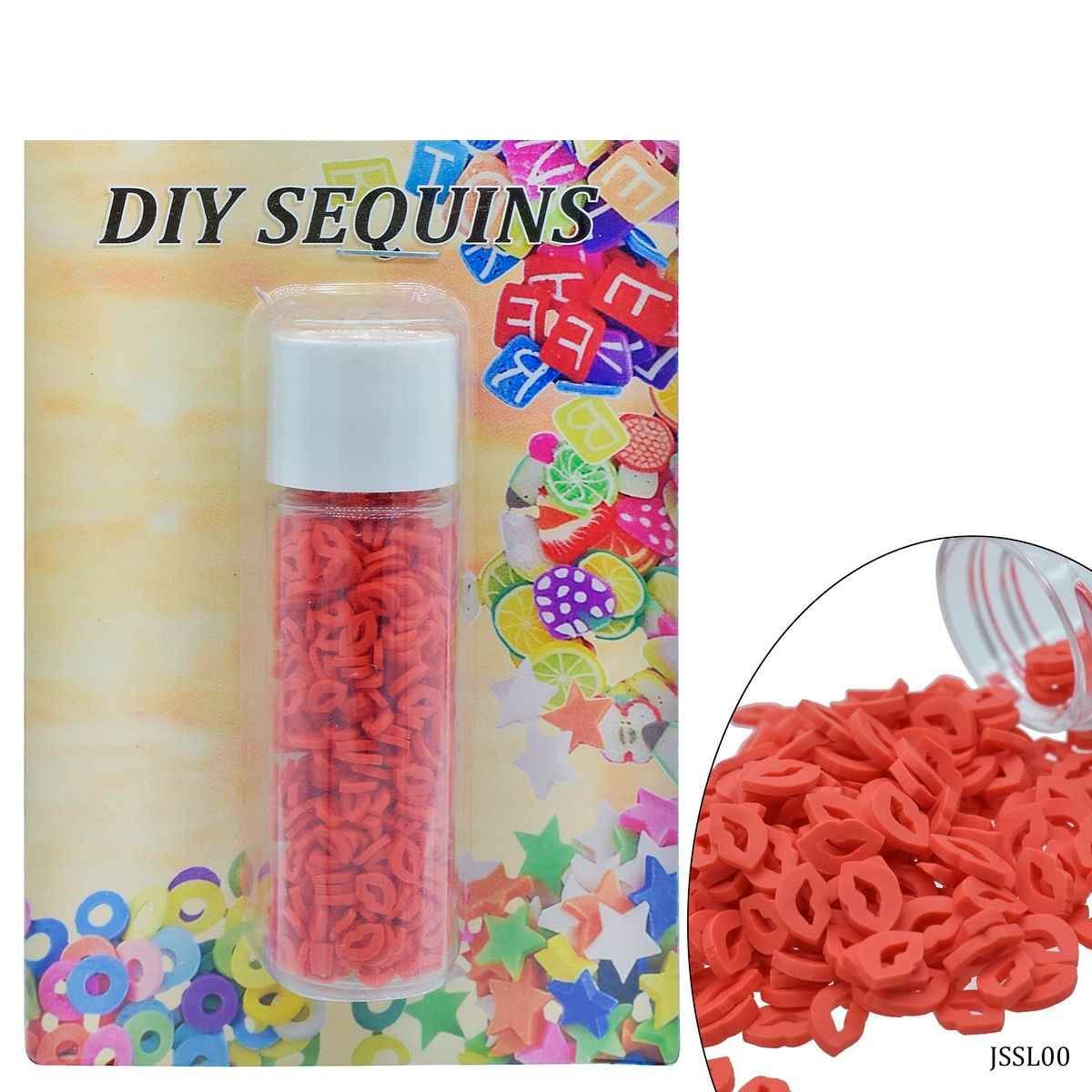 Crafts Sequins Shaker Lips 20 grams of sequin cut-outs JSSL00