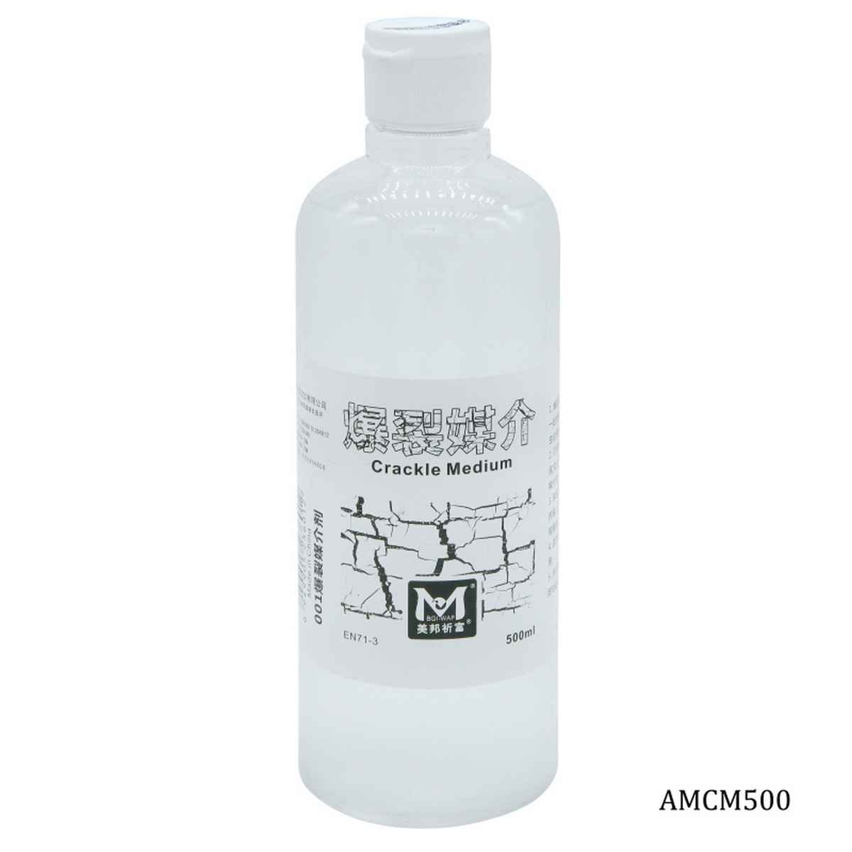 Crafts Acrylic Crackle Medium 500ml AMCM500