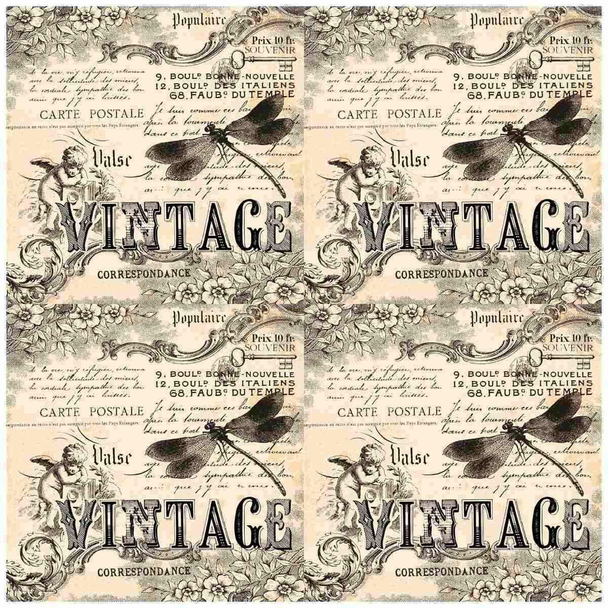 Crafts Decoupage Paper 10 World Wonders, Pack of 3 Sheets JDPG-31