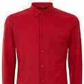 red cottun shirt