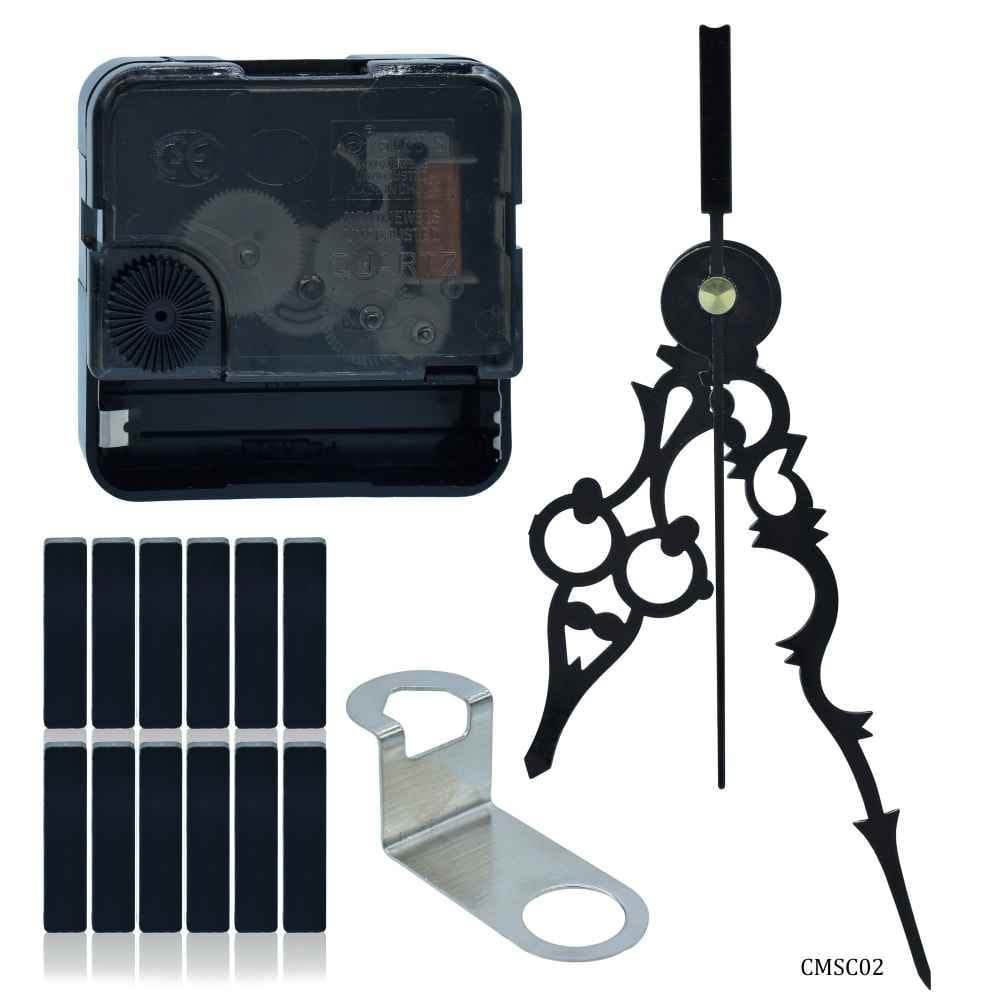 Clock Making Kit 2 | Black | Clock Hands, Machine, Numbers & Hook CMSC02