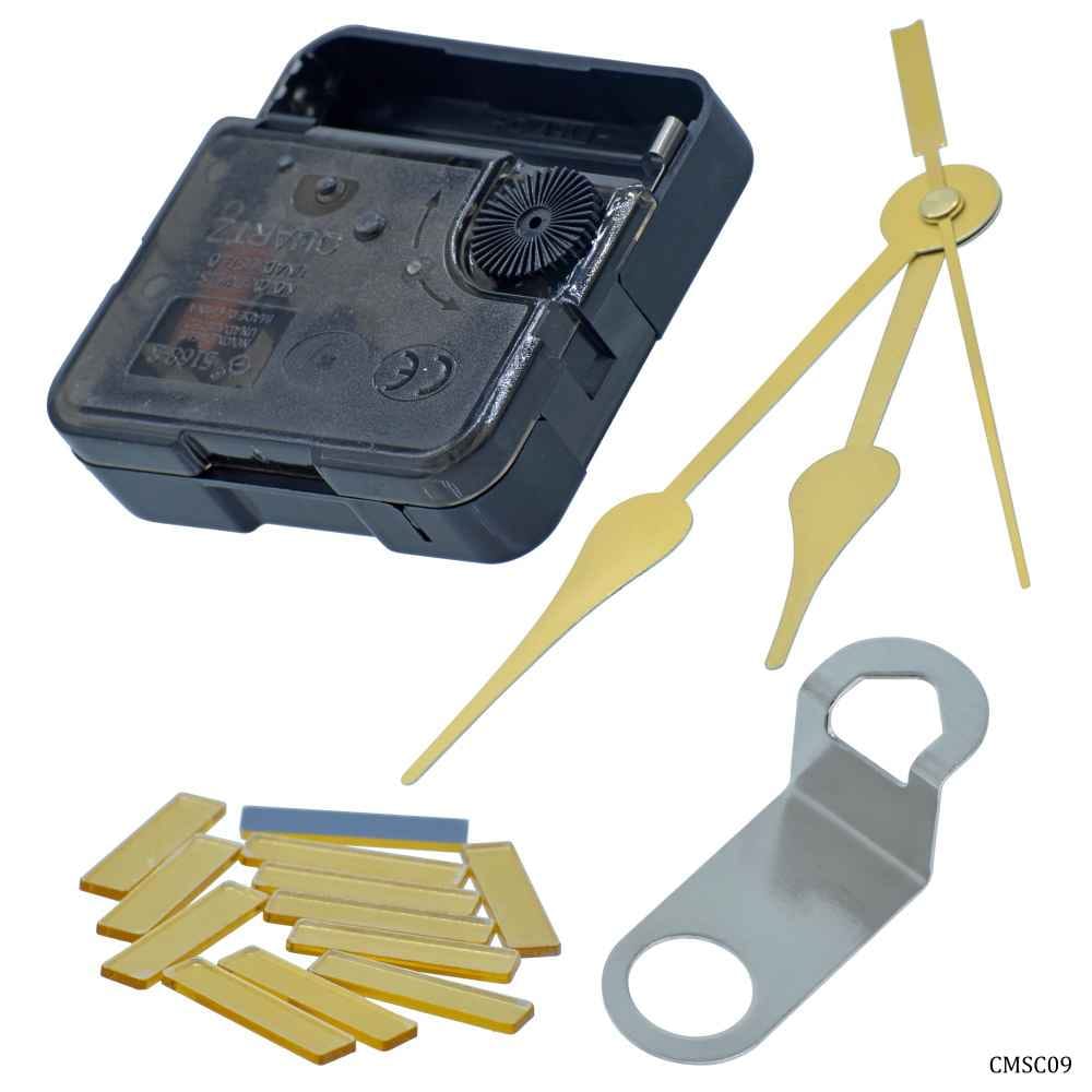 Clock Movement Silent CM20MM With Hands CH14GDAA GD CMSC09