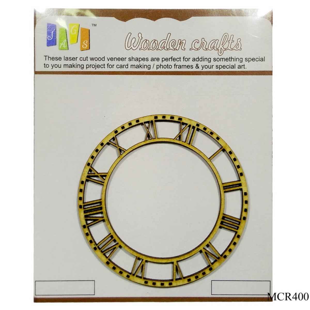 4 Inch MDF Clock Roman Numbers MCR400