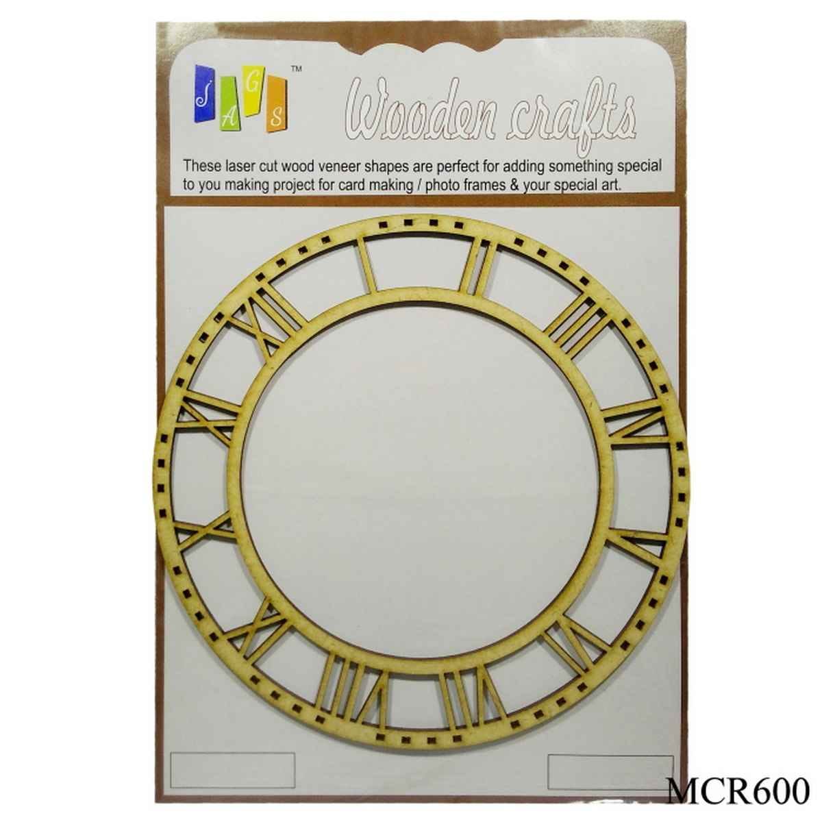 6 Inch MDF Clock Roman Numbers MCR600