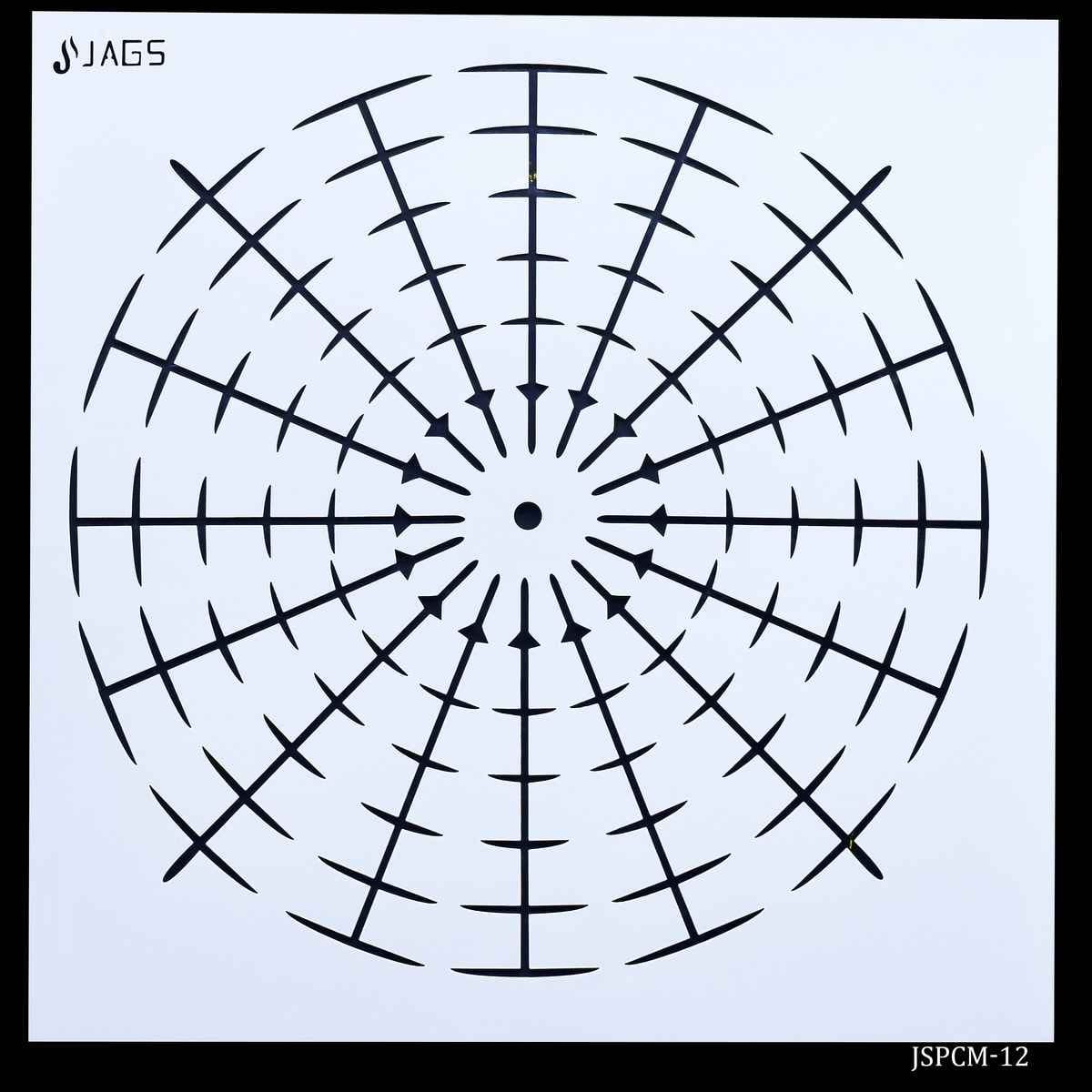 12 Inch Stencil Number Placement for Clock Making JSPCM-12