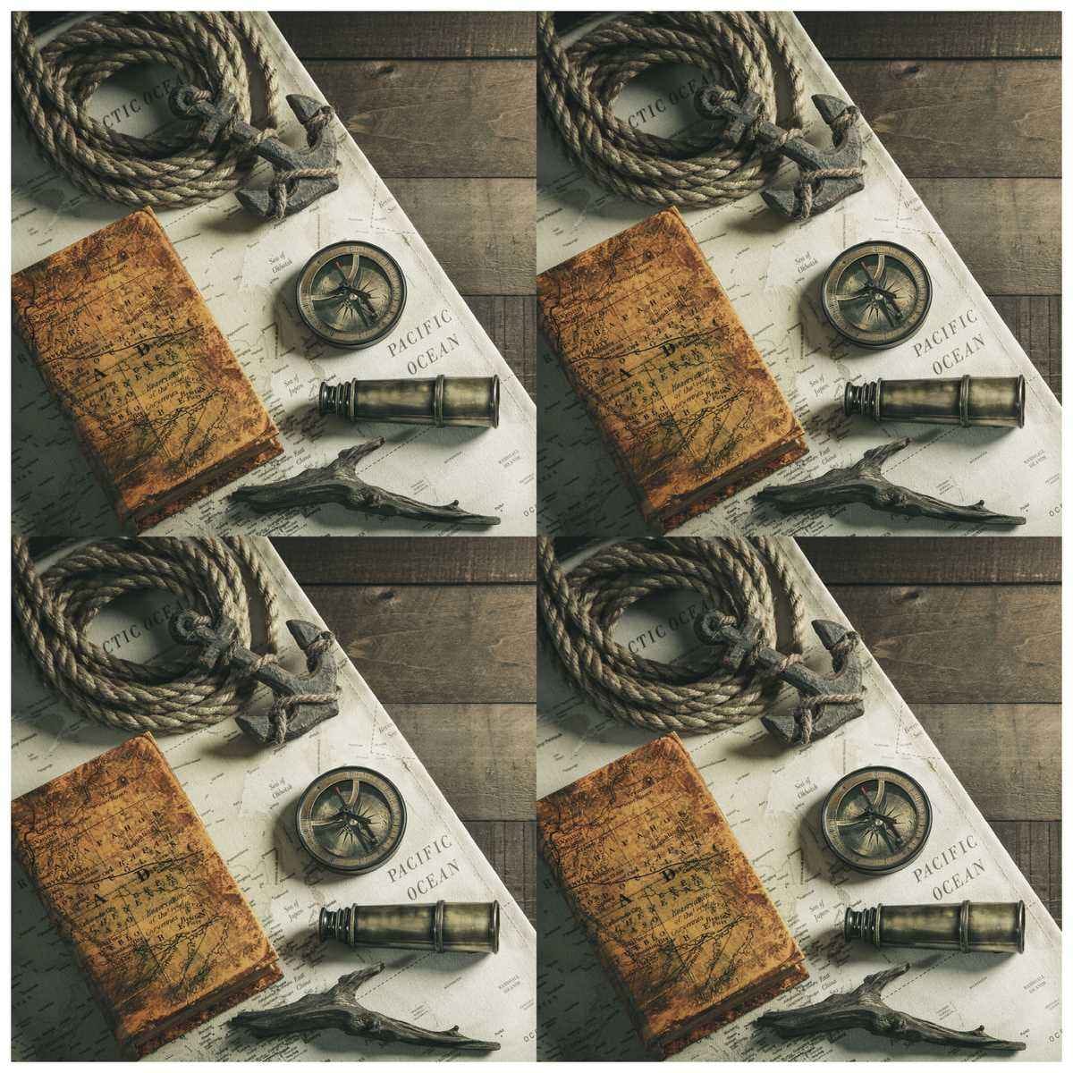 Crafts Decoupage Paper Vintage Colle Pack of 3 Sheets, Size 298 x 298 mm, JDPG-21