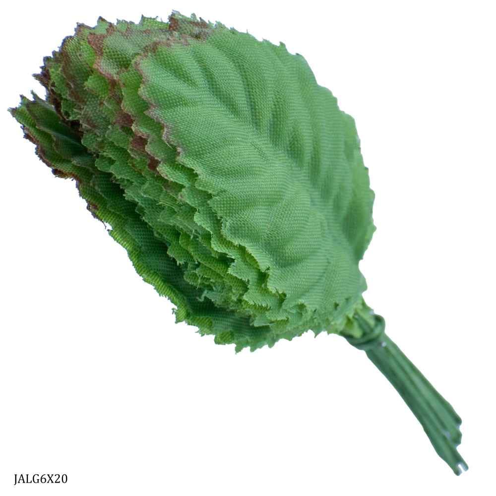 Artificial Leaf Green Mini Small Pack of 20 pcs, JALG6X20