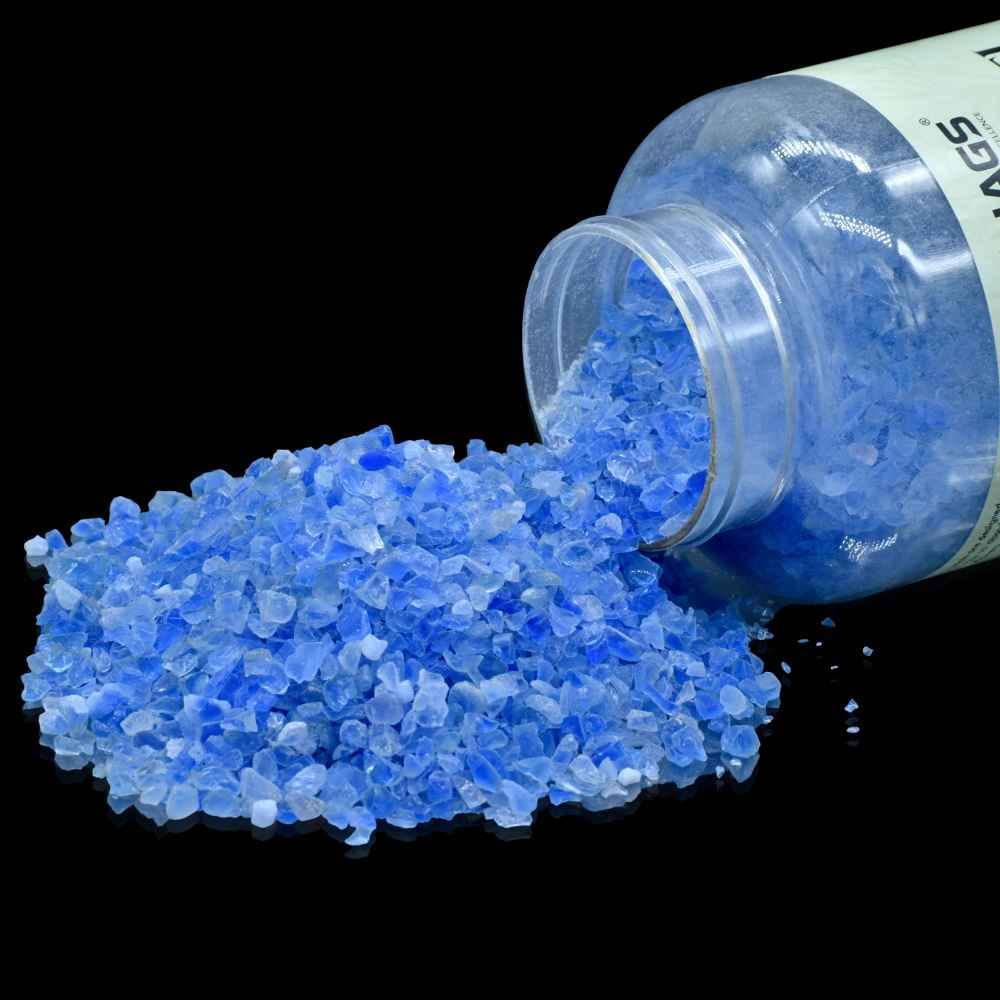 Crafts Silica Flower Drying Gel 500 gms 4To6 MM 5X8 Blue JSFD03