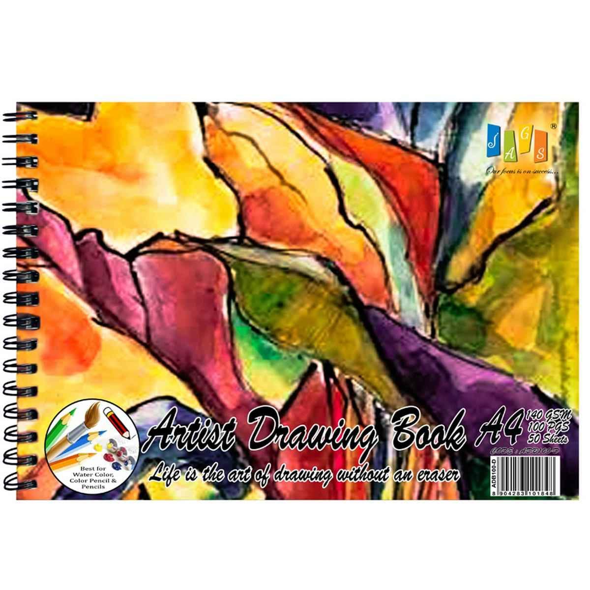 Artist A4 Drawing Book 100 Pages 140 GSM - ADB100