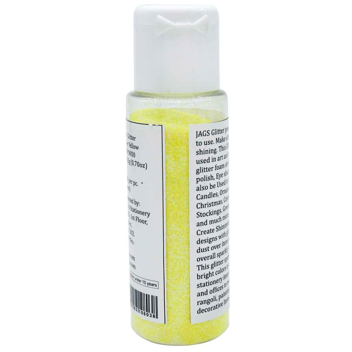 Glitter Sparkle Powder Neon Yellow 20 gms JGPYW00