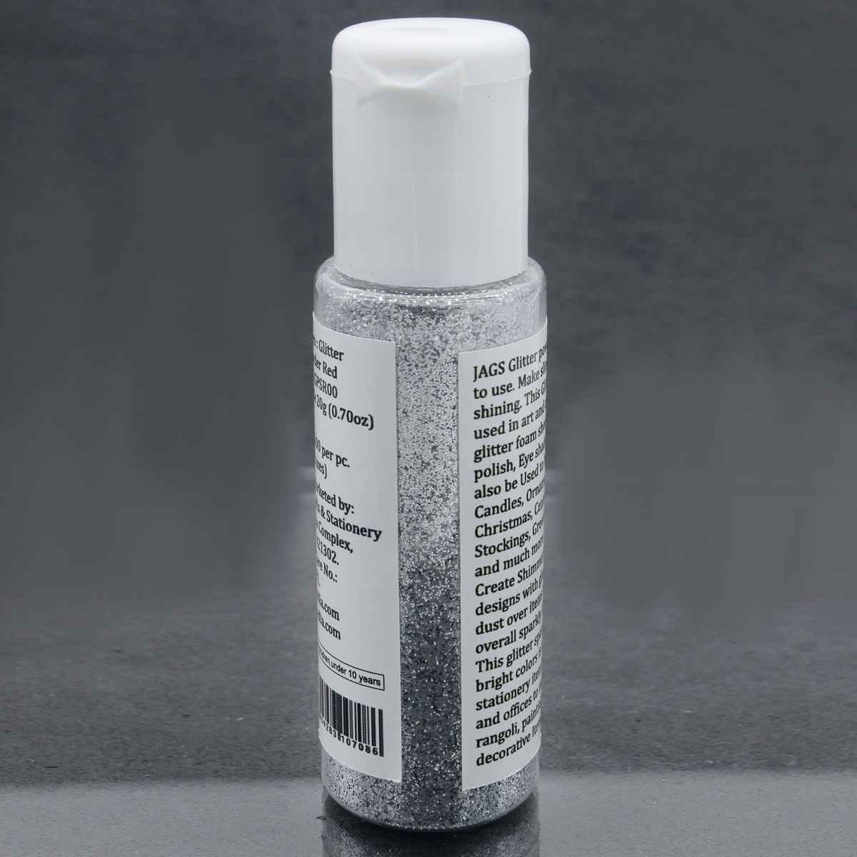 Glitter Sparkle Powder Silver 20 gms JGPSR00