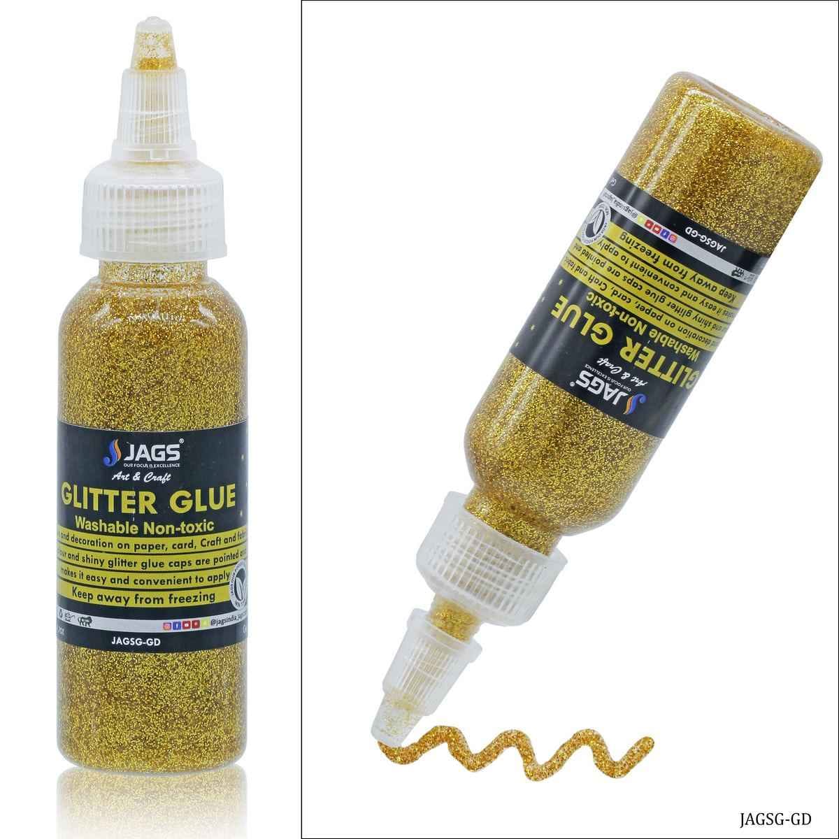 Gold Glitter Glue 50 ml 1 Piece JAGSG-GD