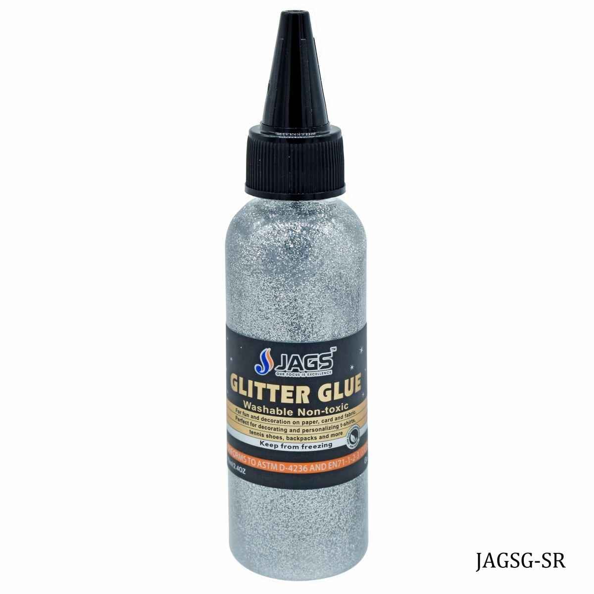 Silver Glitter Glue 50 ml 1 Piece JAGSG-SR
