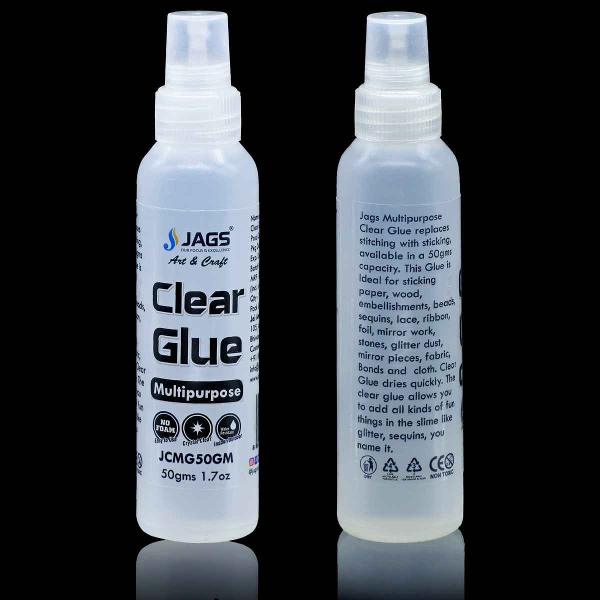 Multipurpose Clear Glue 50 Gram 1 Piece JCMG50GM
