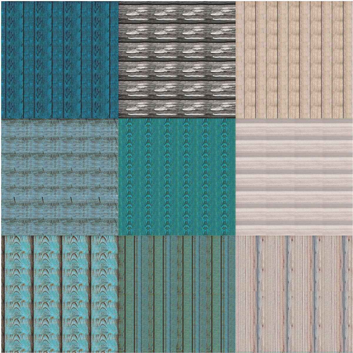 Woods Collections Crafts Paper Size 6x6 Inch, Pack of 48 sheets (3 Sheets each of 16 designs) WC66X