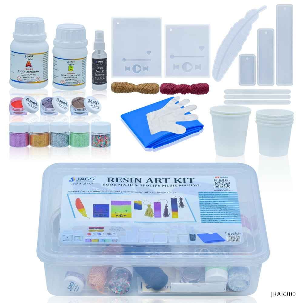 Resin Art Kit For Bookmark, Feather & Music JRAK300