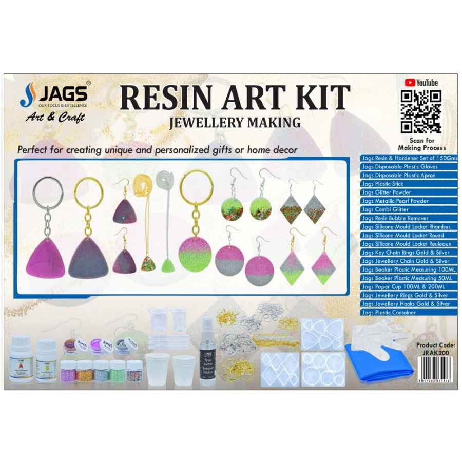 Resin Art Kit For Jewellery Making JRAK200
