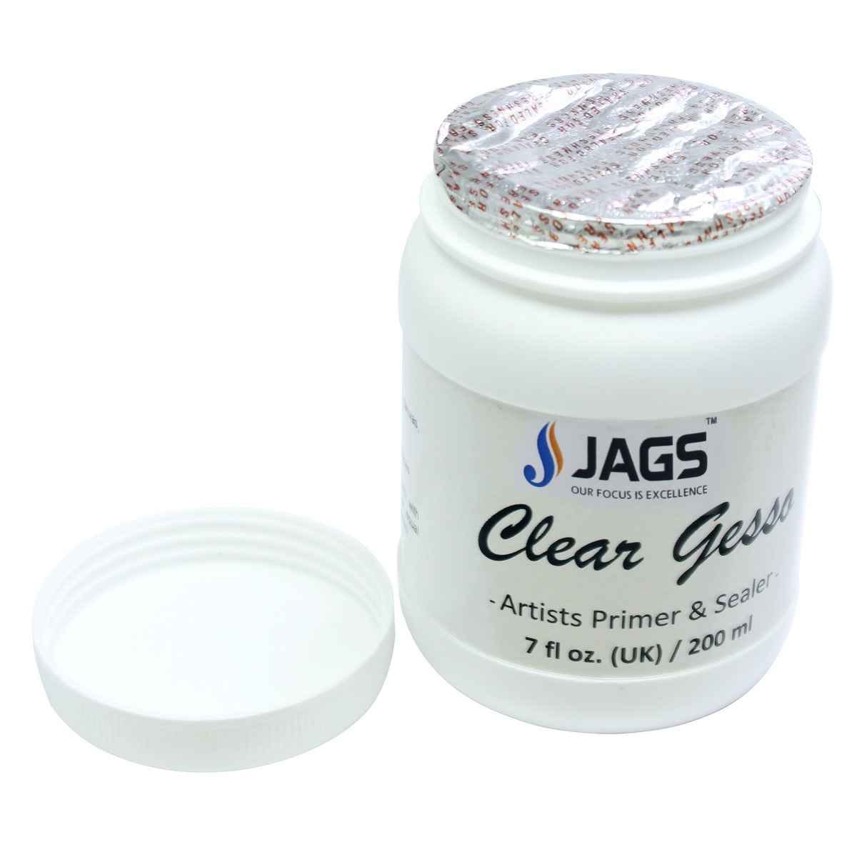 Artist Gesso (glue Binder, Chalk, White Pigment) Pack of 1 bottle 200ml Clear 7fl oz JPWG02