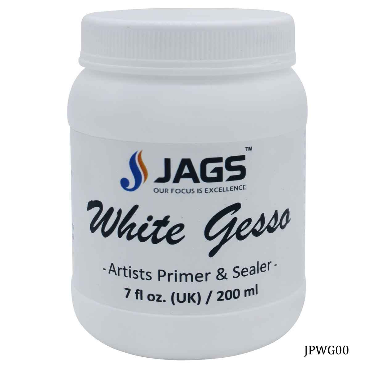 Artist Gesso (glue Binder, Chalk, White Pigment) Pack of 1 bottle of 200ml White 7fl oz JPWG00