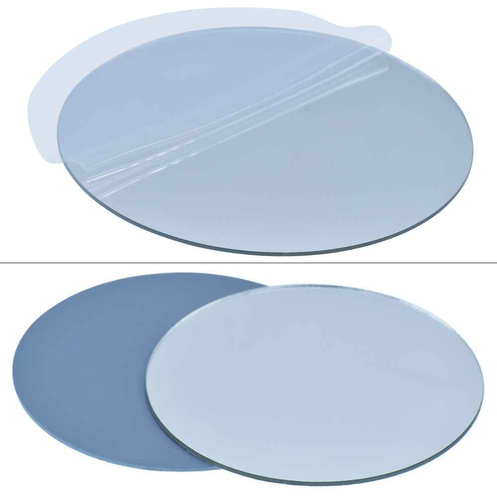 Acrylic Mirrors Round Silver 3 Inch, Set of 2 Pics AMRS01