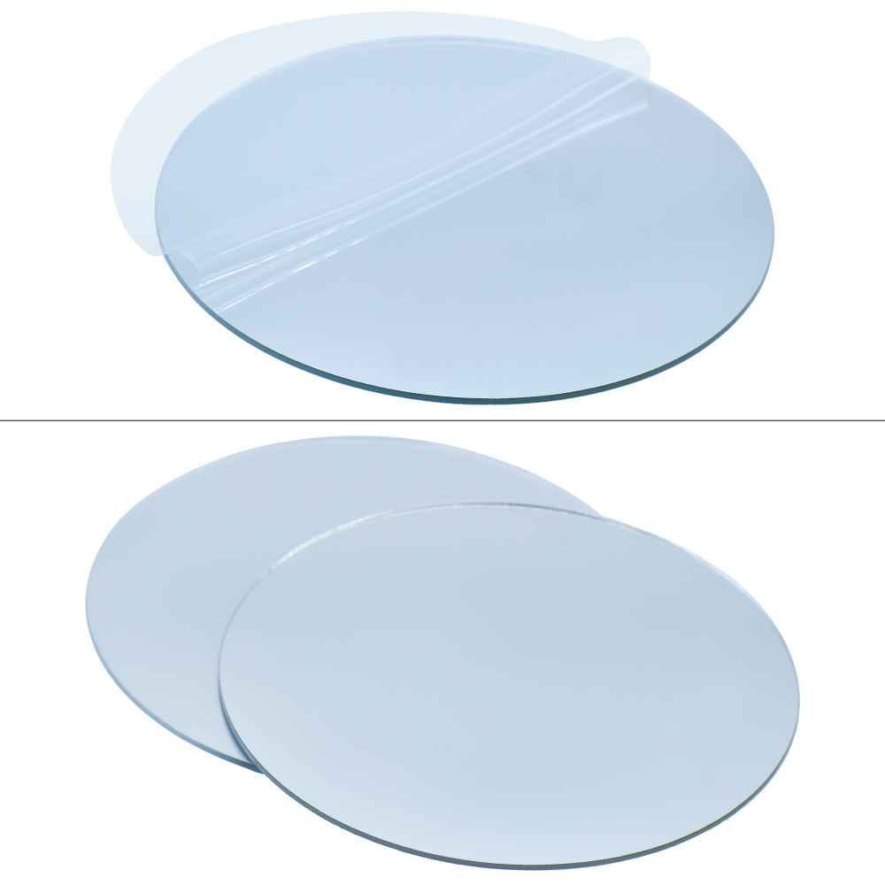 Acrylic Mirrors Round Silver 4 Inch, Set of 2 Pics AMRS02