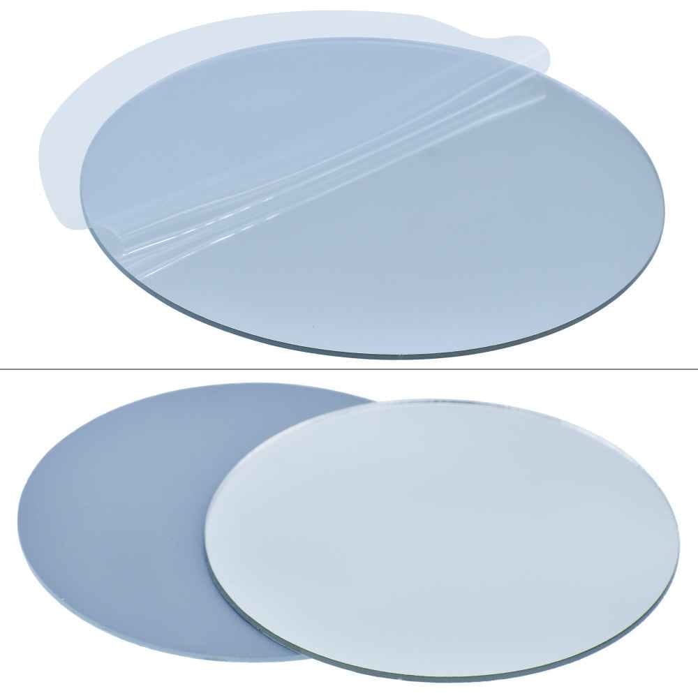 Acrylic Mirrors Round Silver 5 Inch, Set of 2 Pics AMRS03