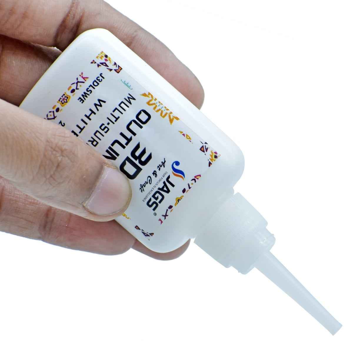 3D Outliners Multi Surface 25 gms White J3DLSWE
