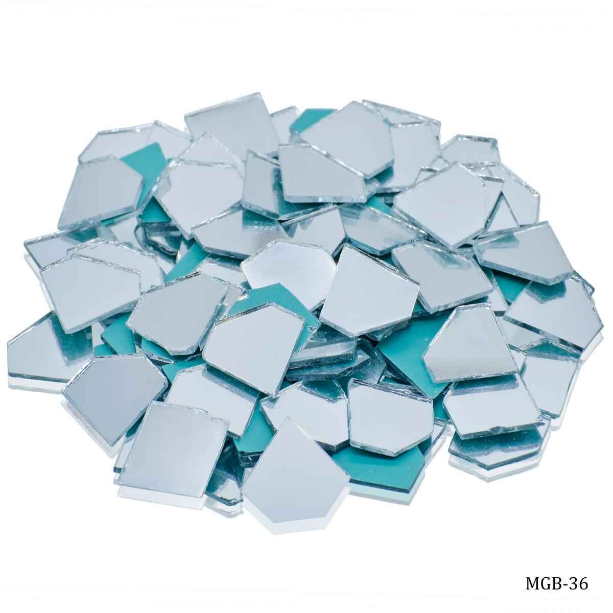 Mirror For Lippan Art Diamond Shape Big 50gms 36 No MGB-36