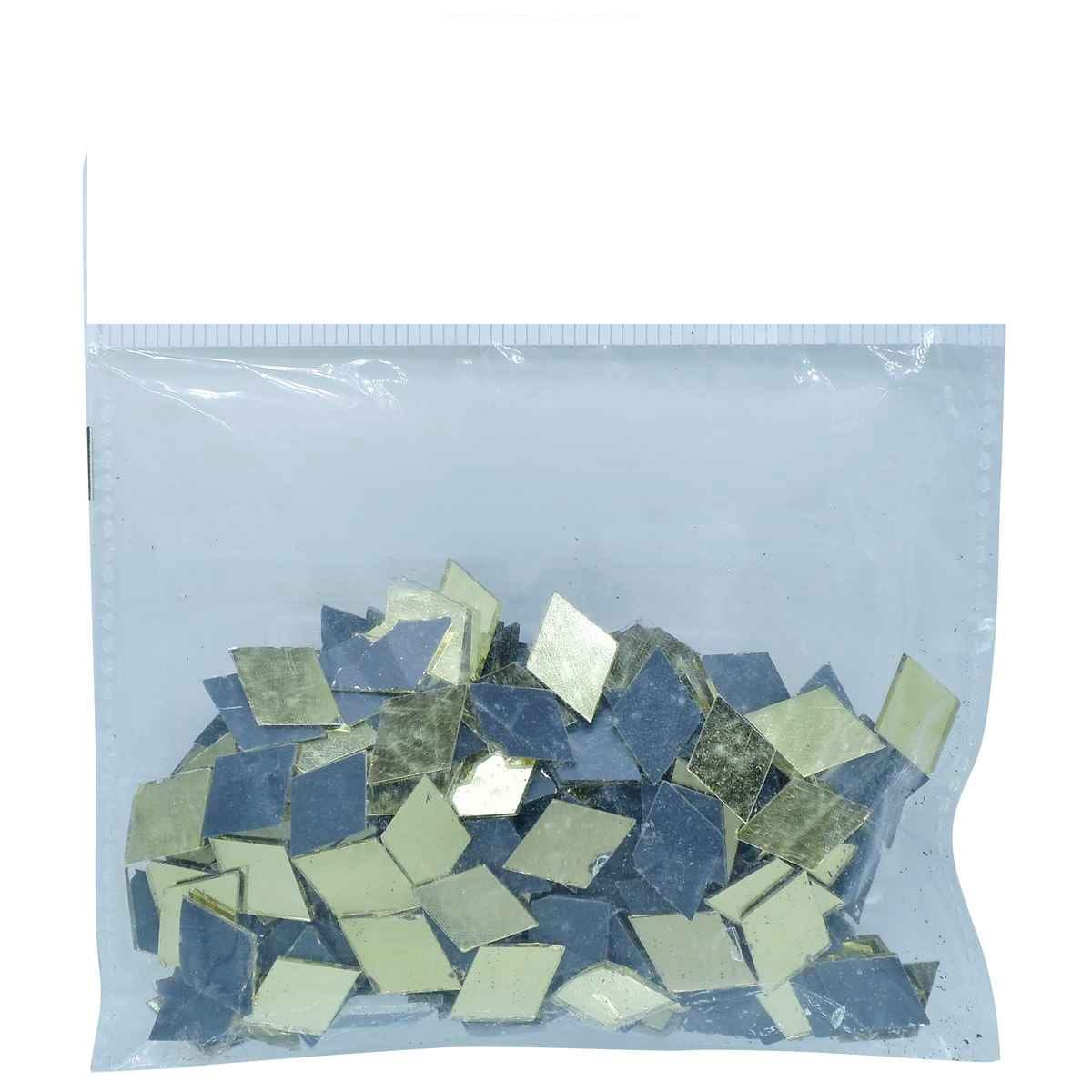 Mirror For Lippan Art Gold Rhombus Shape Big 50gms MFLA15