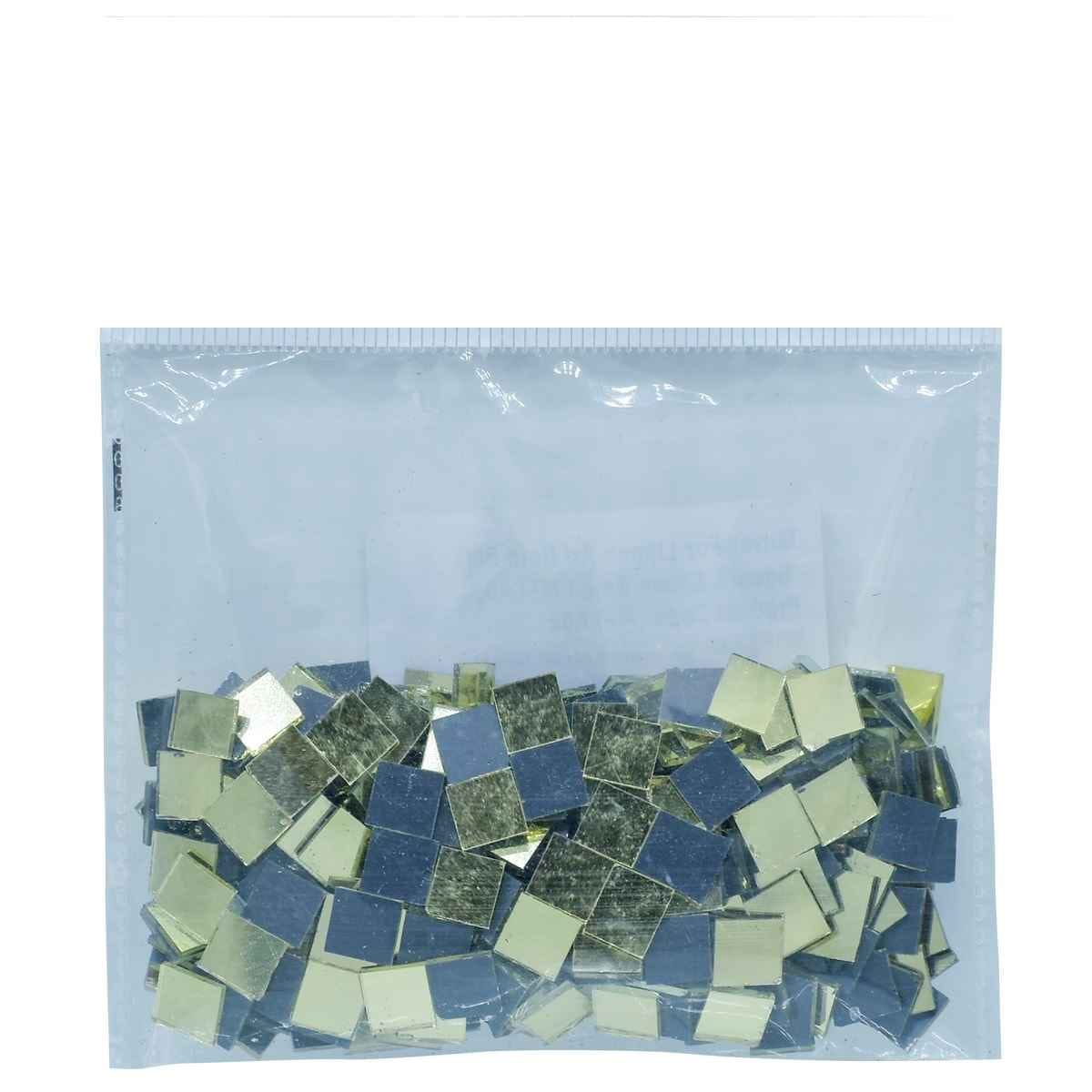 Mirror For Lippan Art Gold Square Shape Small 50gms MFLA05