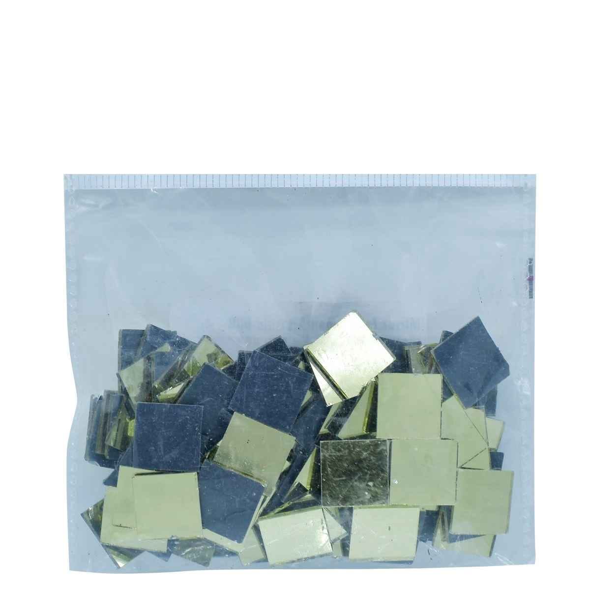 Mirror For Lippan Art Gold Square Shape X Big 50gms MFLA08