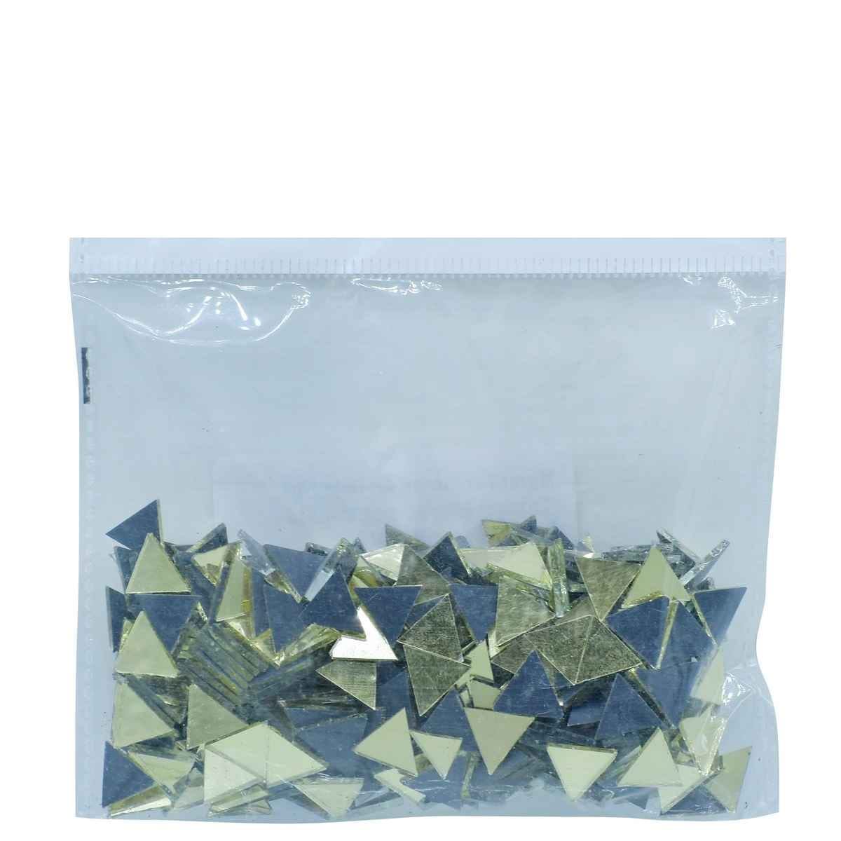 Mirror For Lippan Art Gold Triangle Shape Small 50gms MFLA17