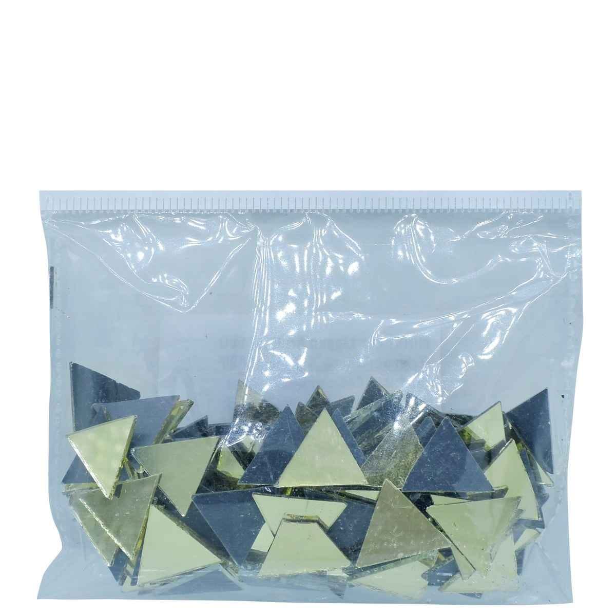 Mirror For Lippan Art Gold Triangle Shape X Big 50gms MFLA20