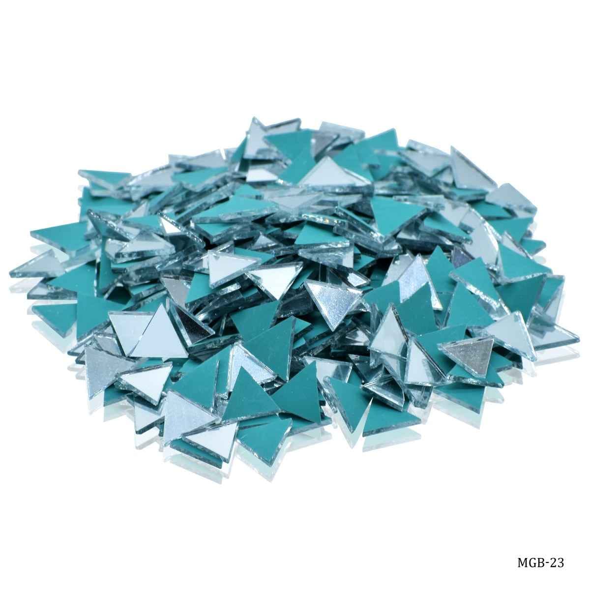 Mirror For Lippan Art Triangle Shape Small 50gms, T-12 MGB-23