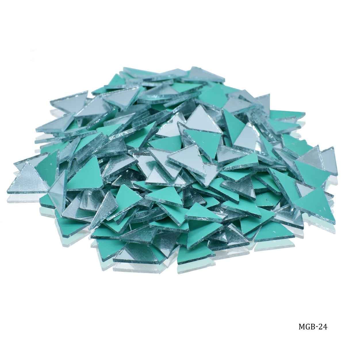 Mirror For Lippan Art Triangle Shape Medium 50gms T-14 MGB-24