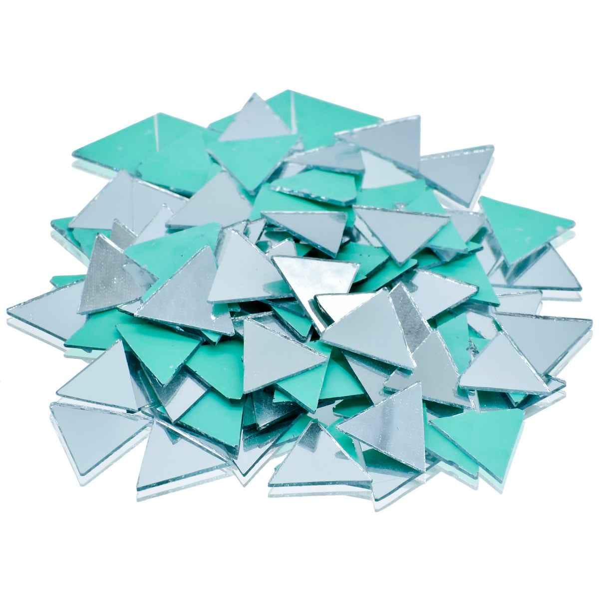 Mirror For Lippan Art Triangle Shape Big 50gms T-18 MGB-06