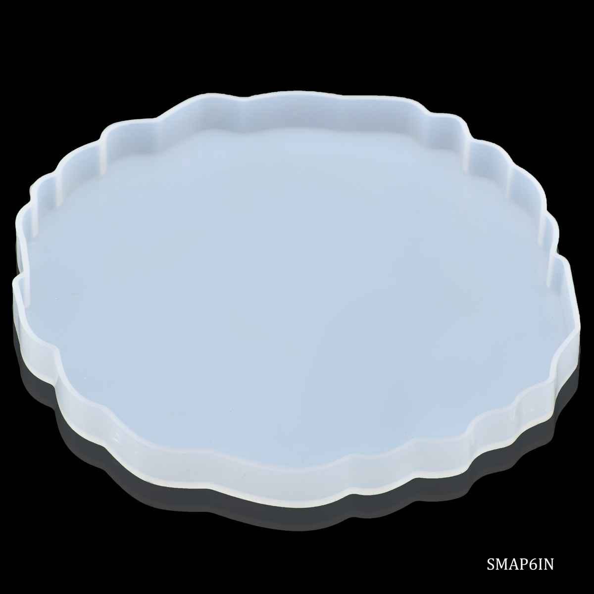 Silicone Mould Agate Plate Design Size 6 Inch SMAP6IN