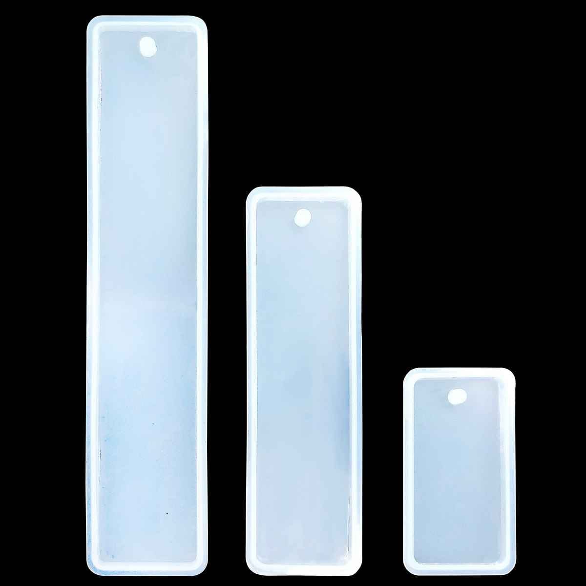 Silicone Mould Bookmarks Size- 2 4 6 inch, Pack of 3Pc Set SMB300