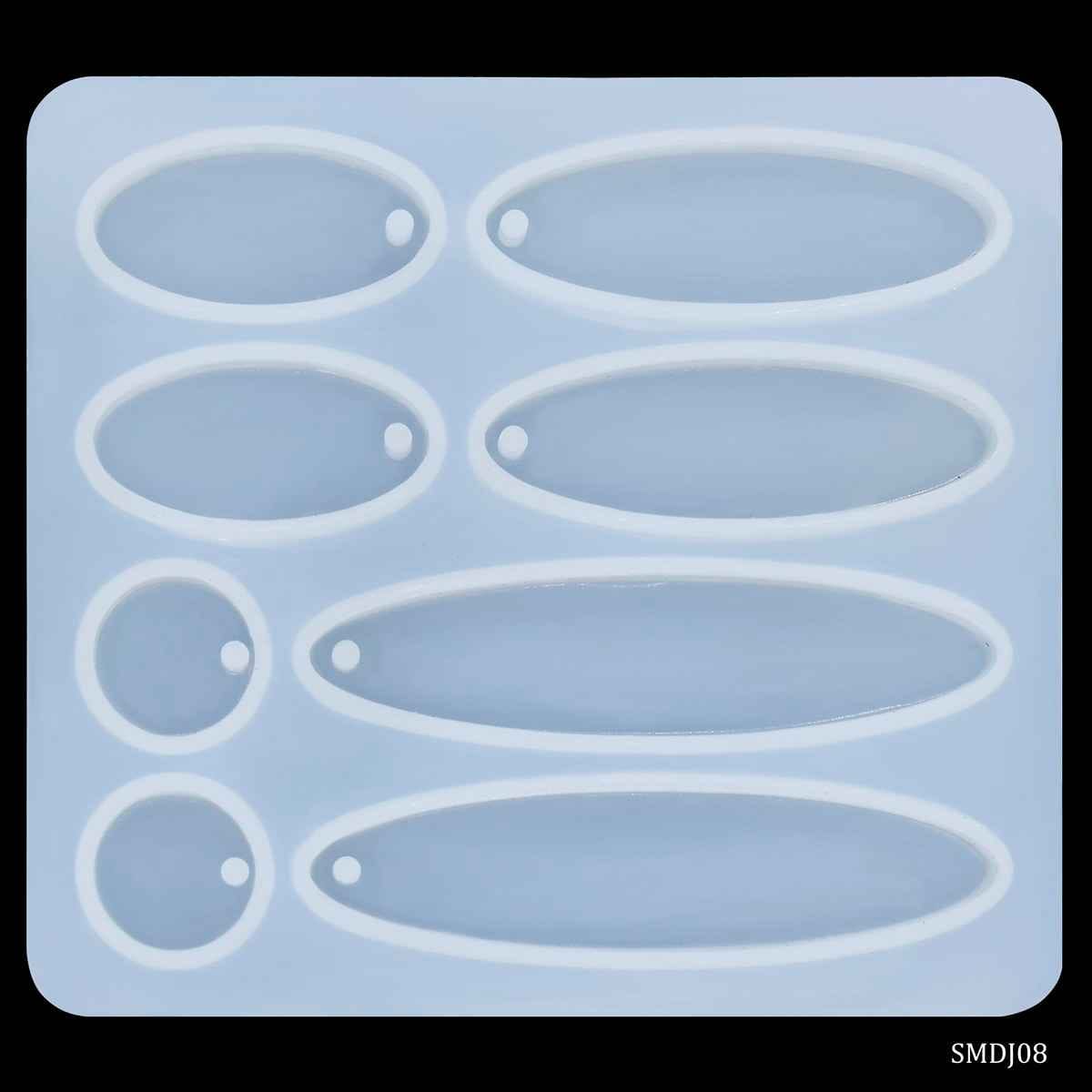 Silicone Mould Diy Jewellery Locket Pendant Geometric SMDJ08