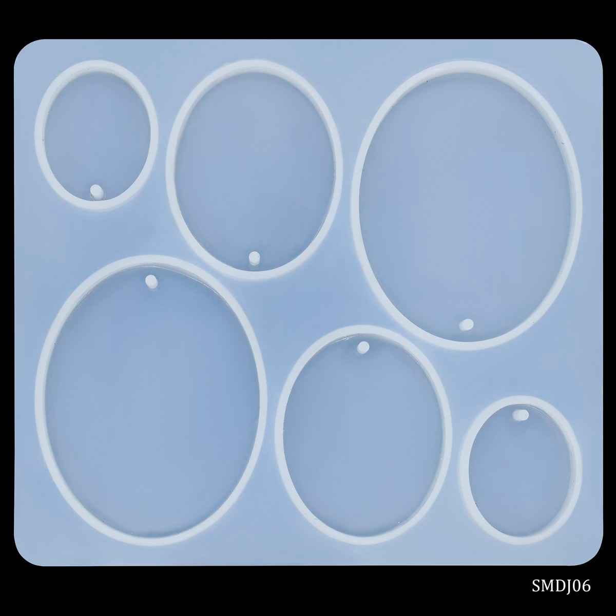 Silicone Mould Diy jewellery Locket Pendant Oval Shape SMDJ06